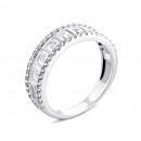 Серебряное кольцо с фианитами (ККЗФ/236)