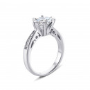 Серебряное кольцо с фианитами (PRS1524)