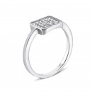 Серебряное кольцо с фианитами (PSS0677R)