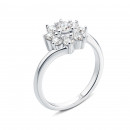 Серебряное кольцо с фианитами (PSS0916-R)