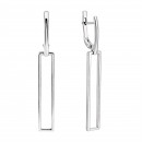 Серебряные серьги-подвески (СБ809с)