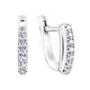 Серебряные серьги с фианитами (2255/1р-CZ)