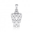 Серебряная подвеска «Ангел» без вставки (35008/12/1)