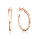 Серебряные позолоченные серьги без вставки (1AG1360R-E/17)