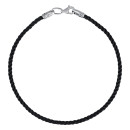 Шелковый браслет (SGrit2mm Black BR ROD)