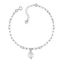 Серебряный браслет с жемчугом (SL00242-B/12/1779)