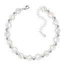 Серебряный браслет с жемчугом (SL00317)
