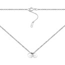 Серебряное колье с жемчугом (SN00177)