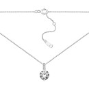 Серебряное колье с фианитами (SN01219)