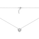 Серебряное колье с фианитами (SN37822)