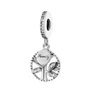 Серебряная бусина шарм Семейное дерево (SZDP04289)
