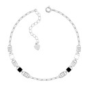 Серебряный браслет с фианитами (SZDB02332)