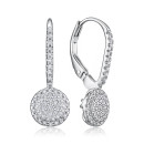 Серебряные серьги с фианитами SZDE08450-E/12/1