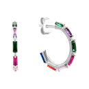 Серебряные серьги с фианитами (SZDE13733)