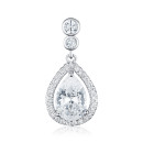 Серебряная подвеска с фианитами SZDN08748-P/12/1