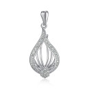 Серебряная подвеска с фианитами SZDP00263-P/12/1