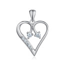 Серебряная подвеска с фианитами SZDP00390-P/12/1