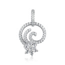 Серебряная подвеска с фианитами SZDP00531-P/12/1