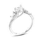 Серебряное кольцо с фианитами (SZDR00160)