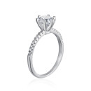 Серебряное кольцо с фианитами SZDR00808-R/12/1