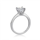 Серебряное кольцо с фианитами  SZDR01038-R/12/1