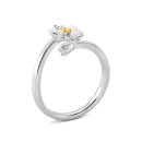 Серебряное кольцо Цветок с позолотой (SZDR10112)