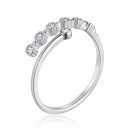 Серебряное кольцо с фианитами SZDR10382-R/12/1