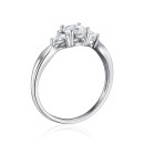 Серебряное кольцо с фианитами (SZDR16841-R/12/1)