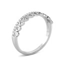 Серебряное кольцо Сердца с фианитами (SZDR25663)