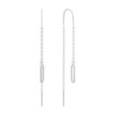 Серебряные серьги-протяжки (SZE057)