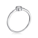 Серебряное кольцо с фианитами  TA03346-R/12/1