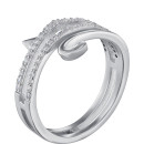 Серебряное кольцо с фианитами TA03903-R/12/1
