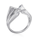Серебряное кольцо с фианитами TA03994-R/12/1