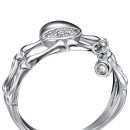 Серебряное кольцо с фианитами TA07079-R/12/1