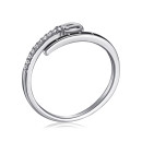 Серебряное кольцо с фианитами TA07585-R/12/627