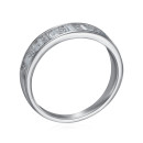 Серебряное кольцо с фианитами  TA08180-R/12/1