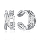 Серебряные серьги с фианитами TB07987-E/12/1