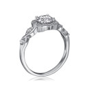 Серебряное кольцо с фианитами TR-1294-6-S-R/12/1