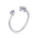 Серебряное кольцо с фианитами TR-747-7-W-S-R/12/1