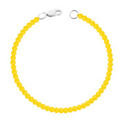 Серебряный браслет со шпинелью (113016бр)