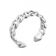 Фаланговое серебряное кольцо (81136)