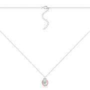 Серебряное колье с перламутром HJN-2154-S-2-K/15/1090