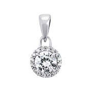 Серебряная подвеска с фианитами (930054б)