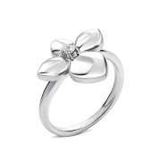 Серебряное кольцо с фианитом (500828-Р)