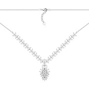 Серебряное колье с фианитами (SZDS05145 к)
