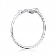 Серебряное кольцо с фианитами (001054/12/1/73)