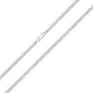 Серебряная цепочка 08 S.FLAT-1-L/12