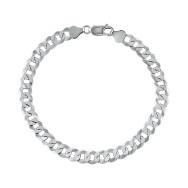 Серебряный браслет 08 S FLAT-B/12