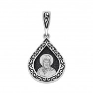 Серебряная подвеска-иконка «Св. Николай Чудотворец» (1093/1 Р)
