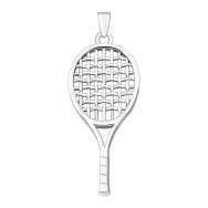 Серебряная подвеска Ракетка (1282П.Rh)